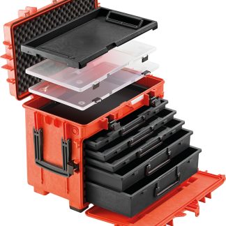 Carrello STAHLWILLE, 5 ripiani 2 x 60 mm, 4 x 30 mm, portata max 60kg