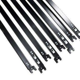 Sistema a scaffali Nero Acciaio Toprax x 1740mm