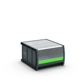 Contenitore Bott Grigio antracite Plastica Sì, 165mm x 264mm