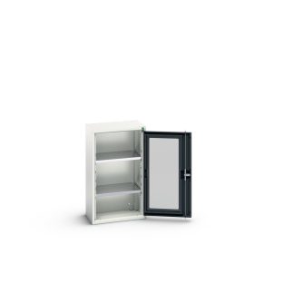 Armadietto da pavimento a 1 anta Bott in Lamiera di acciaio, 525 x 350 x 900mm, 2 ripiani, 0 cassetti, Bloccabile