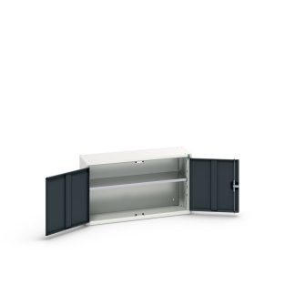 Armadietto da pavimento a 2 ante Bott in Lamiera di acciaio, 1050 x 350 x 600mm, 1 ripiano, 0 cassetti, Bloccabile