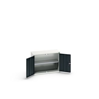 Armadietto da pavimento a 2 ante Bott in Lamiera di acciaio, 800 x 350 x 600mm, 1 ripiano, 0 cassetti, Bloccabile