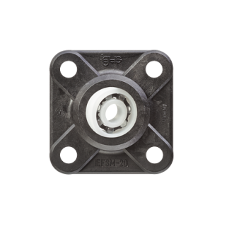 Cuscinetto flangiato Igus, 4 fori di montaggio, Ø int 12mm, in Igumid G