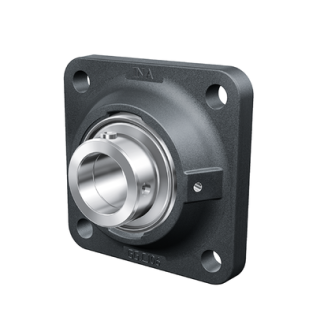 Cuscinetto flangiato INA, 4 fori di montaggio da 18mm, Ø int 60mm x 175mm x 68mm, in Ghisa