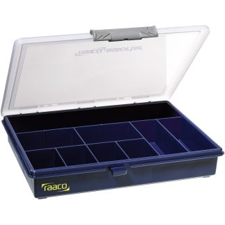 Contenitore modulare Raaco in Polipropilene, 9 scomparti, 43mm x 240mm x 195mm