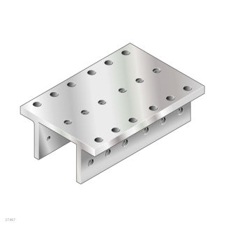 Carrello a guide lineari Bosch Rexroth, serie EcoSlide, carrello da 160mm x 109mm, per guida larga 45mm