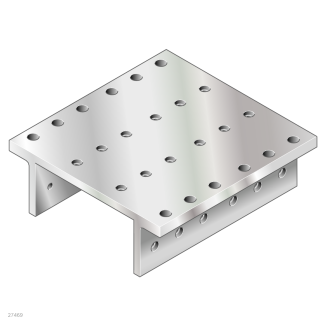 Carrello a guide lineari Bosch Rexroth, serie EcoSlide, carrello da 160mm x 154mm, per guida larga 90mm