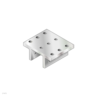Carrello a guide lineari Bosch Rexroth, serie EcoSlide, carrello da 94mm x 80mm, per guida larga 30mm