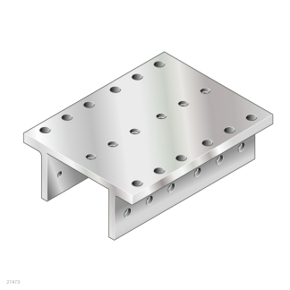 Carrello a guide lineari Bosch Rexroth, serie EcoSlide, carrello da 160mm x 124mm, per guida larga 60mm