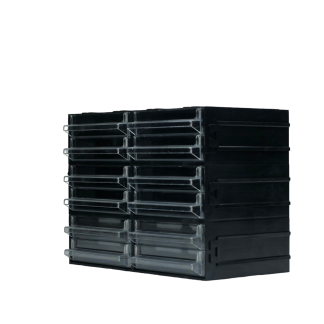 Cassettiera portaminuterie RS PRO, 12 cassetti , 169mm x 225mm x 133mm