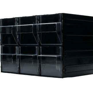 Cassettiera portaminuterie RS PRO, 6 cassetti , 225mm x 338mm x 225mm