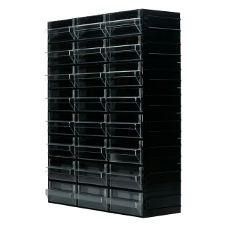 Cassettiera portaminuterie RS PRO, 24 cassetti , 338mm x 450mm x 133mm