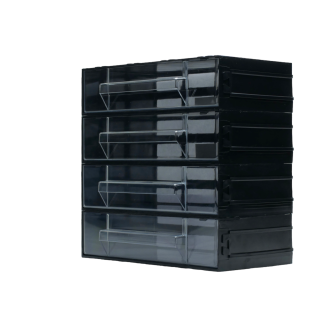 Cassettiera portaminuterie RS PRO, 4 cassetti , 225mm x 225mm x 133mm