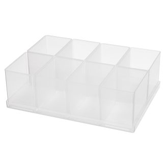 Inserto Raaco in Polipropilene, 8 scomparti regolabili, 69mm x 220mm x 160mm