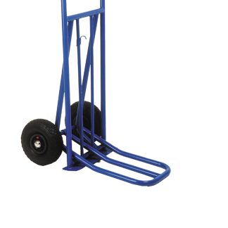 Carrello portapacchi in Acciaio Guitel Hervieu, ruote pneumatiche, piastra di carico 370 x 800mm, portata max 250kg,