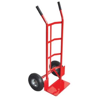 Carrello portapacchi in Acciaio Guitel Hervieu, ruote pneumatiche, piastra di carico 355 x 155mm, portata max 200kg