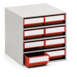 Cassettiera portaminuterie Treston, 8 cassetti , 395mm x 400mm x 400mm