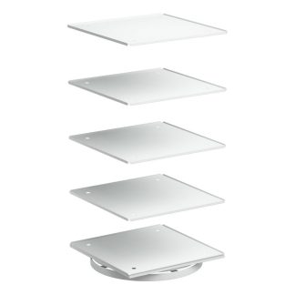 Divisore per cassetto Treston Pannello divisore Grigio chiaro Acciaio verniciato a polvere epossidica (telaio) per uso