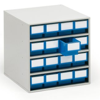 Cassettiera portaminuterie Treston, 16 cassetti , 395mm x 400mm x 400mm