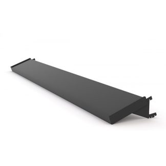 Ripiano Nero Acciaio inox SAM 1 ripiani x 2000mm, 240mm