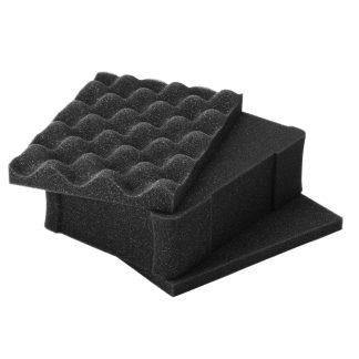 Inserto in schiuma Nanuk Cassetta per uova/ rettangolare, Grigio scuro, 8.625 x 6.125 x 4poll, per Nanuk 904