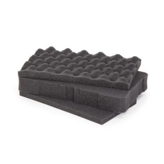 Inserto in schiuma Nanuk Cassetta per uova/ rettangolare, Grigio scuro, 11.8125 x 7.3125 x 3.125poll, per Nanuk 909
