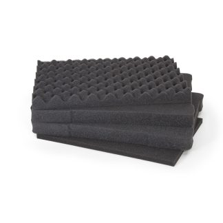Inserto in schiuma Nanuk Cassetta per uova/ rettangolare, Grigio scuro, 17.125 x 11.625 x 4.75poll, per Nanuk 923