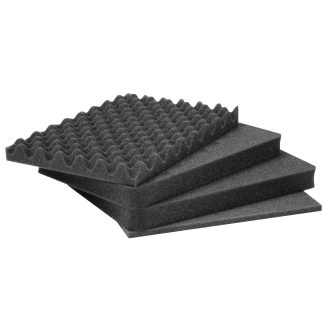 Inserto in schiuma Nanuk Cassetta per uova/ rettangolare, Grigio scuro, 17.5625 x 12.0625 x 5.75poll, per Nanuk 925