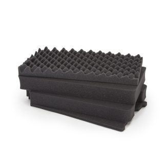 Inserto in schiuma Nanuk Cassetta per uova/ rettangolare, Grigio scuro, 20.375 x 11.1875 x 6.875poll, per Nanuk 935
