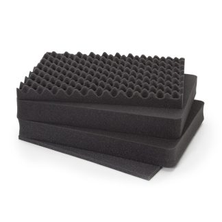 Inserto in schiuma Nanuk Cassetta per uova/ rettangolare, Grigio scuro, 20.625 x 14.375 x 7poll, per Nanuk 940