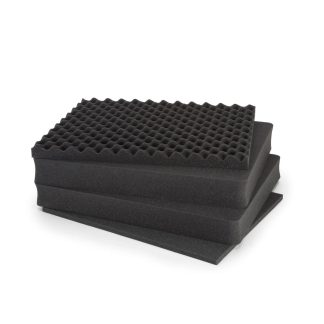 Inserto in schiuma Nanuk Cassetta per uova/ rettangolare, Grigio scuro, 22.625 x 17.375 x 7.5poll, per Nanuk 945