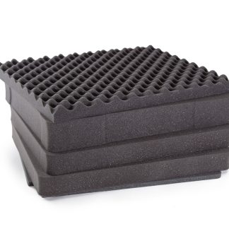 Inserto in schiuma Nanuk Cassetta per uova/ rettangolare, Grigio scuro, 22.25 x 17.25 x 9.625poll, per Nanuk 955
