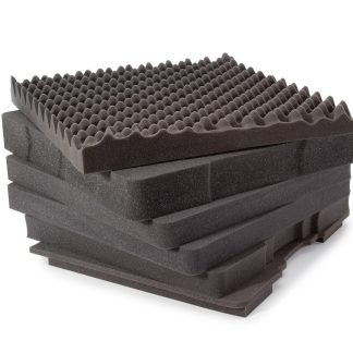 Inserto in schiuma Nanuk Cassetta per uova/ rettangolare, Grigio scuro, 22 x 22 x 12.625poll, per Nanuk 968