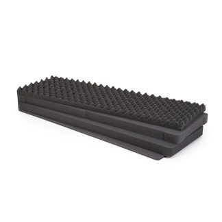 Inserto in schiuma Nanuk Cassetta per uova/ rettangolare, Grigio scuro, 43.9375 x 14.4375 x 6poll, per Nanuk 990