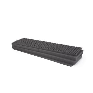 Inserto in schiuma Nanuk Cassetta per uova/ rettangolare, Grigio scuro, 51.9375 x 14.4375 x 6poll, per Nanuk 995