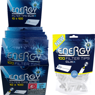 Energy Filter Tips 10 x 100 Clixx