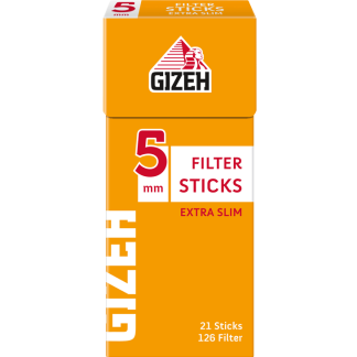 Gizeh Filter Sticks Extra Slim 5 mm 126 Stück