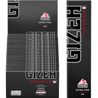Gizeh Black King Size Slim 50 x 34 Blatt
