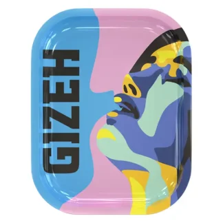 Gizeh Metal Tray Faces S 18 cm x 14 cm