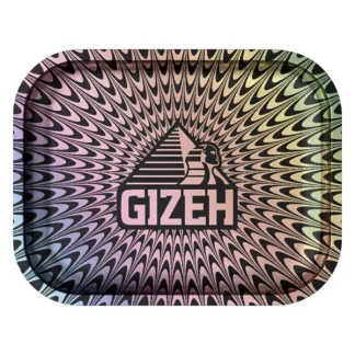 Gizeh Metal Tray Trippy Mix S 18 cm x 14 cm dunkel