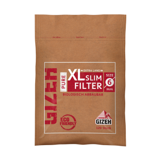 Gizeh Pure XL Slim Filter 6 mm 120 Stück