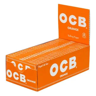 OCB Blättchen Orange 50 x 50 Blatt Box