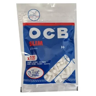 OCB Just Paper Slim Filter 120 x 6 mm Beutel