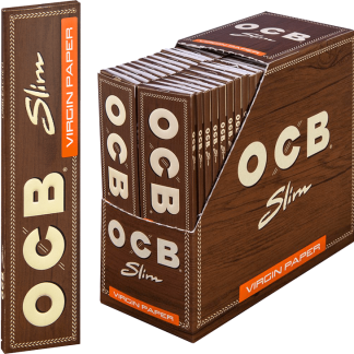 OCB Unbleached Slim Virgin 50 x 32 Blatt