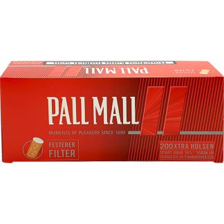 Pall Mall Red Xtra Filterhülsen 200