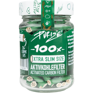 Purize Glas Xtra Slim Size 100 Stück Grün