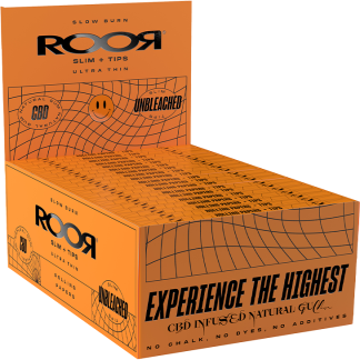 ROOR Unbleached Slim 32 x 32 Blatt + Tips