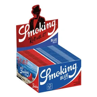 Smoking Blättchen Blue King Size XL 50 x 33 Blatt Box