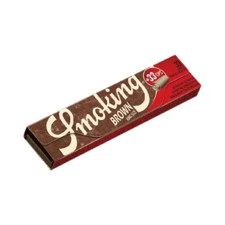 Smoking Blättchen Brown King Size 33 Blatt Tips