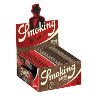Smoking Blättchen Brown King Size 50 x 33 Blatt Box